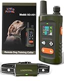 Dog Training Collar with Remote Control, 3500FT Dog Shock Collar for Small Medium Large Dogs, IPX7 Waterproof, 4 Training Modes, Rechargeable E-Collar with Beep Vibration Safe Shock for All Breeds