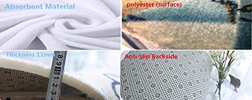 Tapis de cuisine antidérapant lavable en machine pour sol