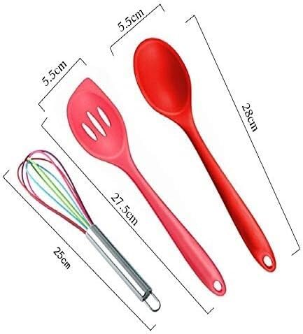 Sartén Antiadherente de Gran Valor, 10 Unidades/Juego, Juego de Utensilios de Cocina Multicolor, Cuchara y espátula, batidor de Huevos, Clip para Alimentos, Cepillo, Herramientas de Cocina
