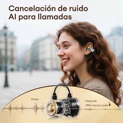 Écouteurs open-ear anti-douleur d'oreille ultra-légers 3,7 g IP45