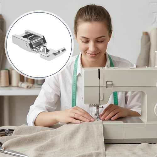 Pie para coser cremallera compatible con varias máquinas miniatura 6