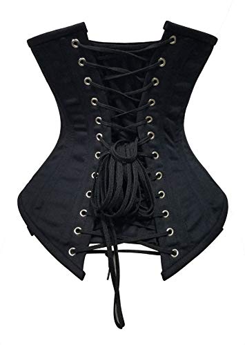 luvsecretlingerie Heavy Duty 26 Double Steel Boned Waist Training Velvet Underbust Tight Shaper Corset #8023-VE4