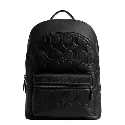 Image of Coach Charter Backpack in Maxi Signature Leather