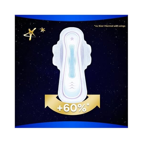 Always Ultra Secure Night (Größe 4) Damenbinden mit Flügeln, 18 pro Packung, 3 Stück, insgesamt 54 Stück – Bild 6