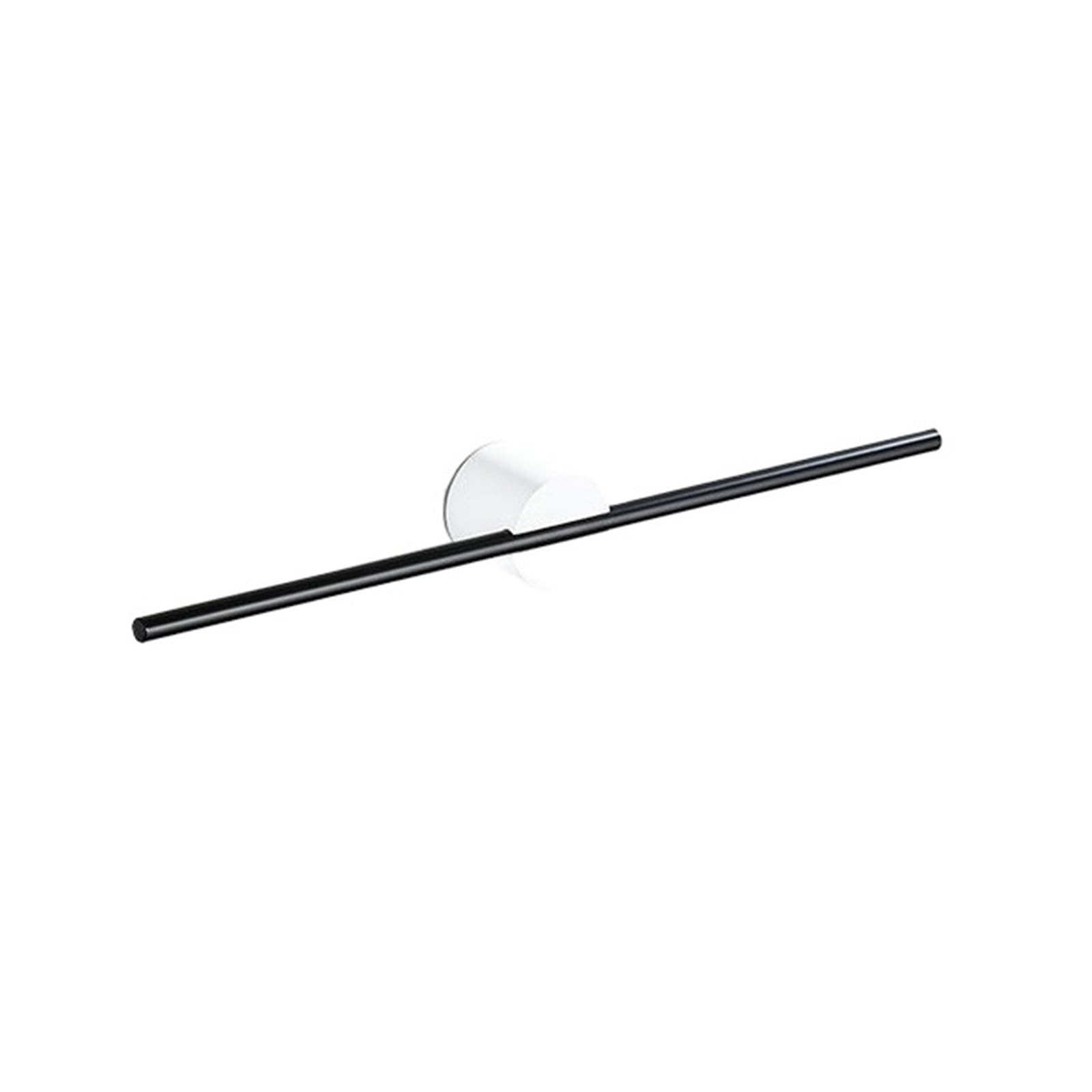 40/50cm Movable Towel Rack Hanger Bath Holder Wall Bar Space Aluminum Bathroom Shelf Kitchen Storage Easy Maintenance(E 40cm White Black)