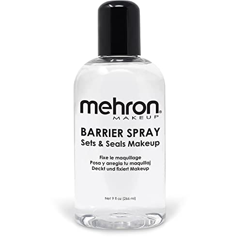 Mehron Makeup Barrier Spray | Setting Spray for Makeup | Make up Setting Spray for Face 9 fl oz (266 ml)