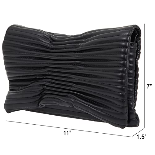 Image of JNB Faux Leather Envelope Clutch Purse