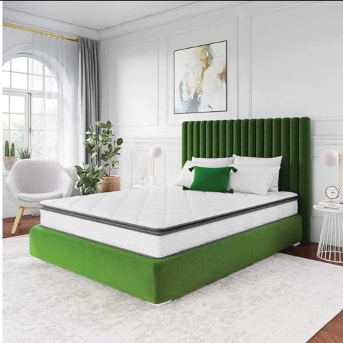Image of Coirfit LUXURINO Pillow Top with ISPT Tech. 8 Inches Bonnell Spring Mattress, (75 x 60 inch)