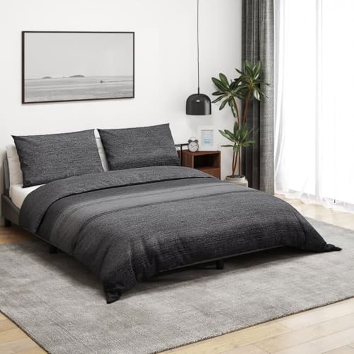 Lumanois Juego de Funda nórdica algodón Gris Oscuro 140x200 cm,Casa y jardín,Ropa de casa,Ropa de Cama,Fundas de nórdico,0.6kg-136488