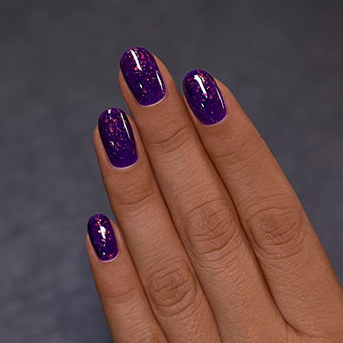 Image of ILNP Jinx - Deep Purple Jelly Shimmer Nail Polish