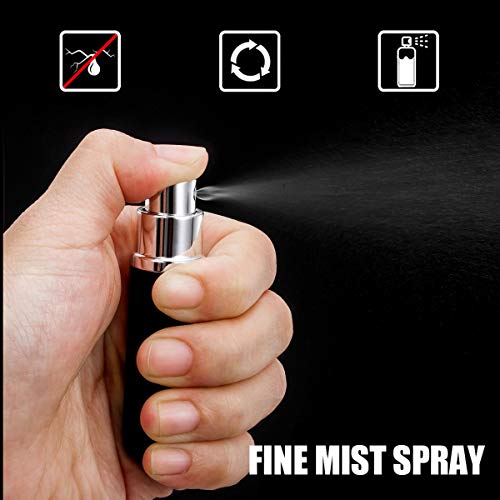 6pcs Bouteille Vaporisateur de Parfum, Mini Portable Bouteille Atomiseur Pulvérisation Flacon de Parfum Rechargeable pour Homme & Femme avec Entonnoir et Pipette, 6ml - Image 6