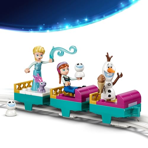 Image of LEGO ǀ Disney Frozen Elsa's Ice Castle & Snow Ride Adventure - Toy Building Set for Ages 4+ - 43281