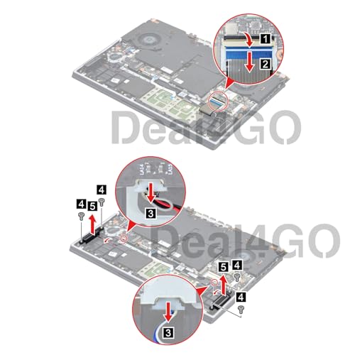 Altavoz interno Lenovo Legion 7 16IAX7 16ARHA7 Y9000K R9000K repuesto 3