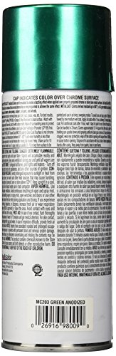 Dupli-Colour 330ml GREEN ANODIZED Metalcast Colour Heat Resistant Chrome Automotive