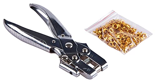Amtech B2550 Handy Eyelet Plier with Eyelets, 100-Piece