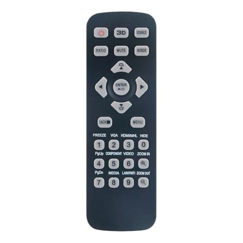 Image of 7SEVEN J-25021 T-2501 Model Acer Projector Remote Control Suitable for X1123H X1223H PE-W45 F25W MW130F25S M326 AW329 PR320T MW130l AS540 ASV1715 Models, Plug & Play, AAA Battery Requried
