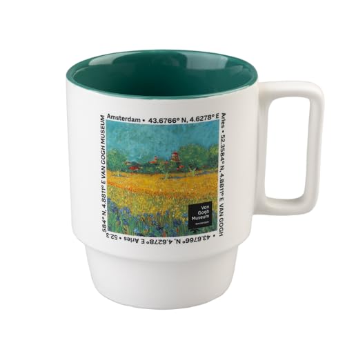 Grupo Erik Taza Van Gogh - Tazas de café 350 ml: Tazas desayuno originales para regalar : Regalo Cumpleaños Mujer Amantes del Arte | Cerámica
