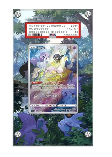 Cadre compatible avec Pokemon Mew GG10 – Crown Zenith – Étui de protection pour cartes PSA / CGC / TAG