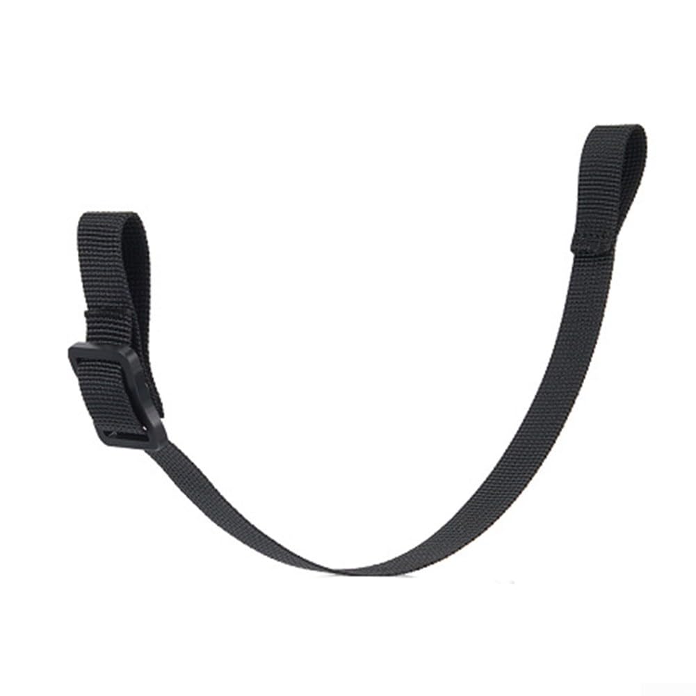 QuivyLivy Ice Hockey Chin Strap, Single Snap Helmet Strap, Hockey Headgear Retainer, Replacement Chin Cup Strap, Youth Hockey Helmet Accessory, Adult Ice(Black)