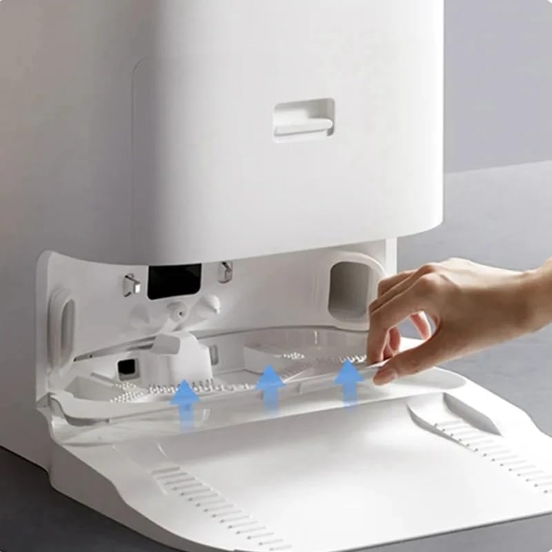 Vassoio di pulizia base per Dreame per X30 Ultra / L40 Ultra/per MOVA P10 Ultra con pulizia attiva e automazione per manutenzione robot aspirapolvere (bianco