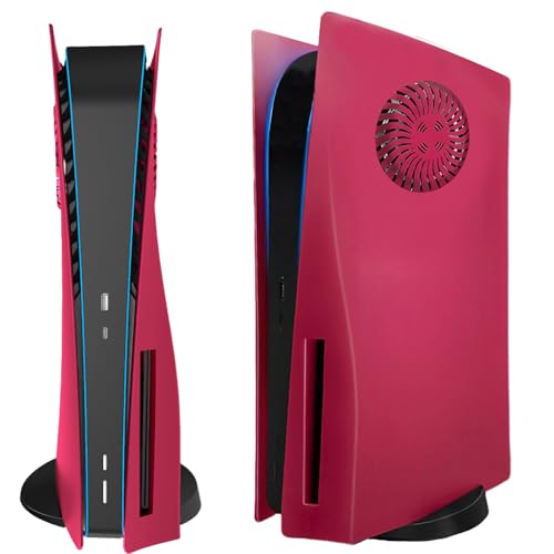 Cubierta de repuesto para placa frontal con ventilación de refrigeración para PS5 Disc Edition, carcasa para consola PlayStation 5 (CD-ROM), accesorios, ABS, a prueba de golpes, polvo y antiarañazos