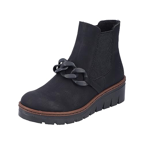 Rieker Damen Stiefel X9173-01 schwarz Gr. 41