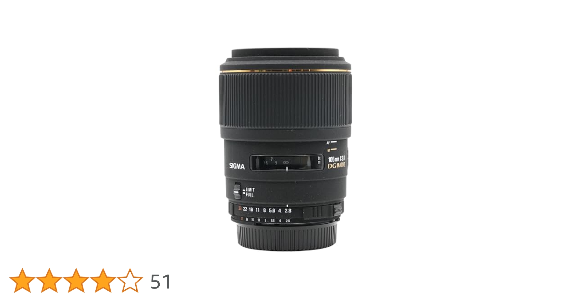 Sigma 105mm f/2.8 EX DG Macro Nikon Fit Lens : Amazon.in