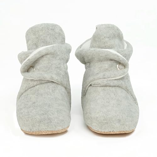 Ella Bonna Fleece Baby Booties, Warm Organic Infant Booties3