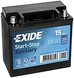 – EXIDE EK151 AGM START STOP AUXILIARY BATTERY