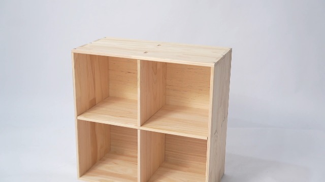 Amazon.com: banborba 4 Cube Storage Organizer - Solid Wood