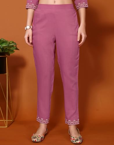 Image of SIRIL Women's Rayon Viscose Printed Kurta Pant with Dupatta Set