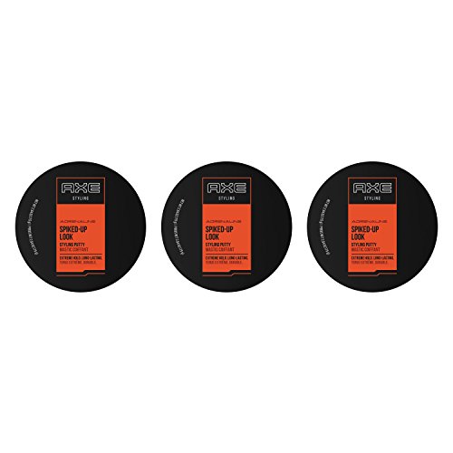 Axe Spiked Up Look Styling Putty, Extreme Hold, 2.64 Ounce (Pack of 3)