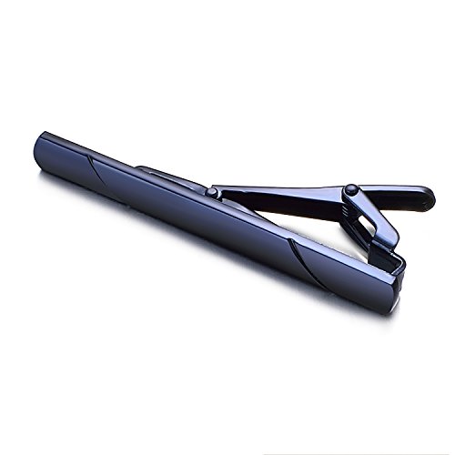 Image of Yoursfs Classic Slash Tie Clips for Men Regular Tie Bar Stainless Steel Tie Clip for Formal Occasions Wedding Anniversary Business