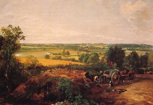 Image sur toile impression tableaux peinture paysage Constable de décoration chambre 60x90cm