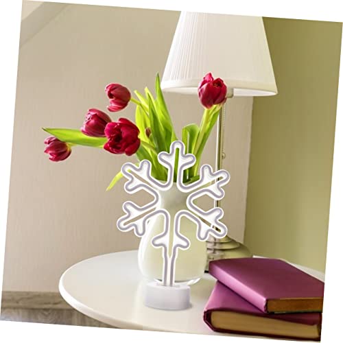 Fête sans lumières LED de flocon de neige décorative pour bureau enfant