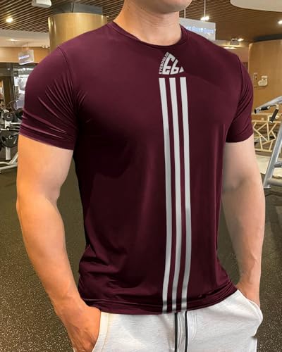 Image of Noble Monk Men's Regular Fit T Shirt |Half Sleeves |Round Neck | Casual T-Shirt for Me