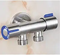 Torneira Registro T Duas Saídas De Água Inox Válvula Duplo Sowshop