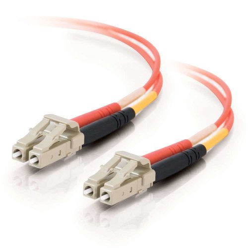 Cable de red LC-LC multimodo OM2 C2G de 30 metros para latiguillos de fibra óptica duplex