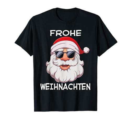Pretees Weihnachtsmann Frohe Weihnachten T-Shirt, Unisex (Erwachsene...
