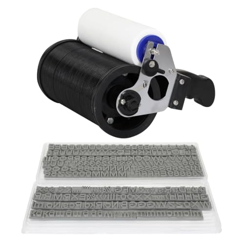 Image of Handy Coder Machine for Batch No. MFG. MRP. EXP. Date Printing on Laminated and Without Laminate Carton Box | Handheld Coder Printer | Coder Size - 8 INCH with 25MM Letter Set
