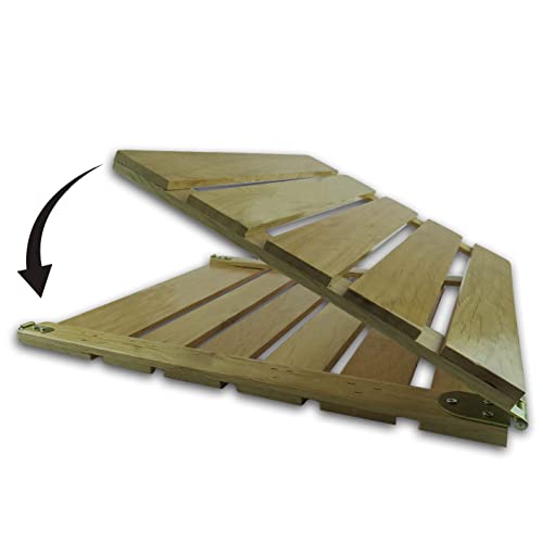 Playwell MARTIAL ARTS Foldable Wall Mounted Belt Display - Holds 10 Belts, Brown - Image 3