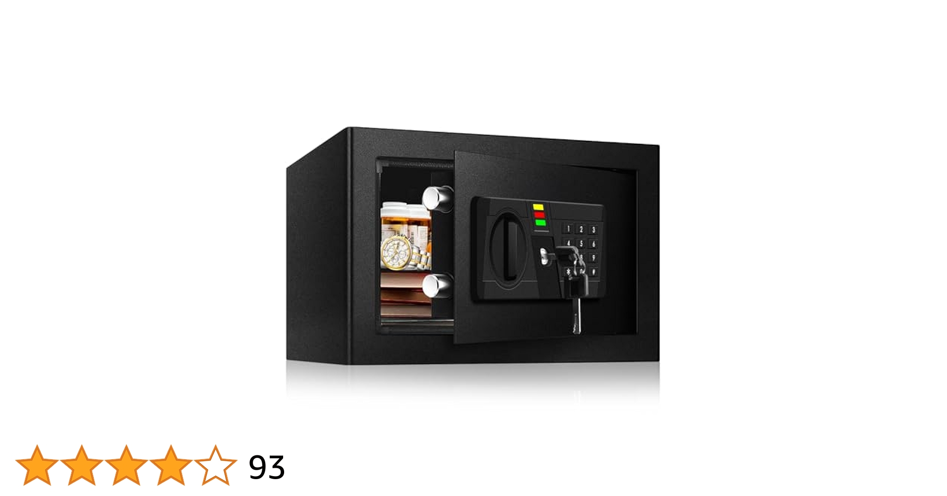 【極美品】❤️テンキー式の金庫　耐火 15L A4 Amazon.co.jp: AltiKeep 金庫 小型 家庭用 15L テンキー式 電子