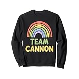 Happy Colorful Team Cannon Rainbow Pride Green Yellow トレーナー