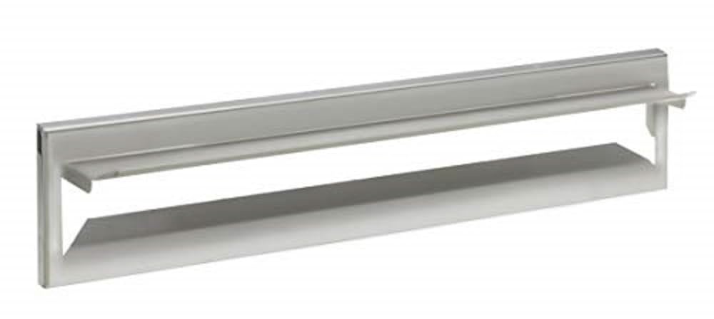 ARREGUI C611 Entrée de boîte aux lettres en acier inoxydable pour porte, mur et portail, Bouche d'entrée boite aux lettres extérieure de 32,5 x 3cm Anticorrosion, Installation facile 34,6x7,5cm Inox