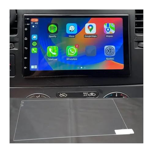Film protection écran Reakosound verre trempé 7 pouces pour système navigation GPS