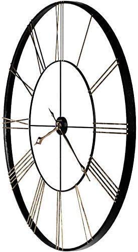 Howard Miller Postema Gallery Wall Clock, Alarm Clocks for Bedroom, Office & Classroom, Oversized Wrought-Iron Black Finish, Quartz Movement, Large Analog Wall Clock with Traditional Roman Numerals - Image 3