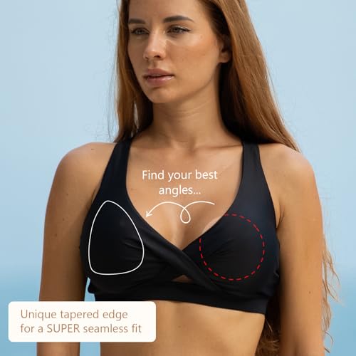 Image of ENBAB Nipple Covers for Women, 6 Pairs Seamless No-Show Pasties, Sticky Bra