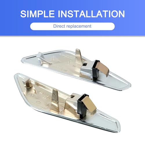 Image of Silver Car Fender Badge, Compatible with BMW X3 F25 X4 F26 2011-2017, ABS Plastic, OEM #51117338569 51117338570