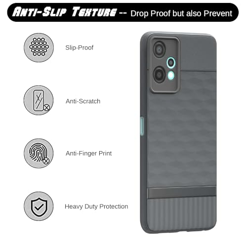 Image of Shockproof Case for OnePlus Nord CE 2 Lite 5G | Full Camera Protection | TPU Flexible Back Cover for OnePlus Nord CE 2 Lite 5G (Graphite Grey)