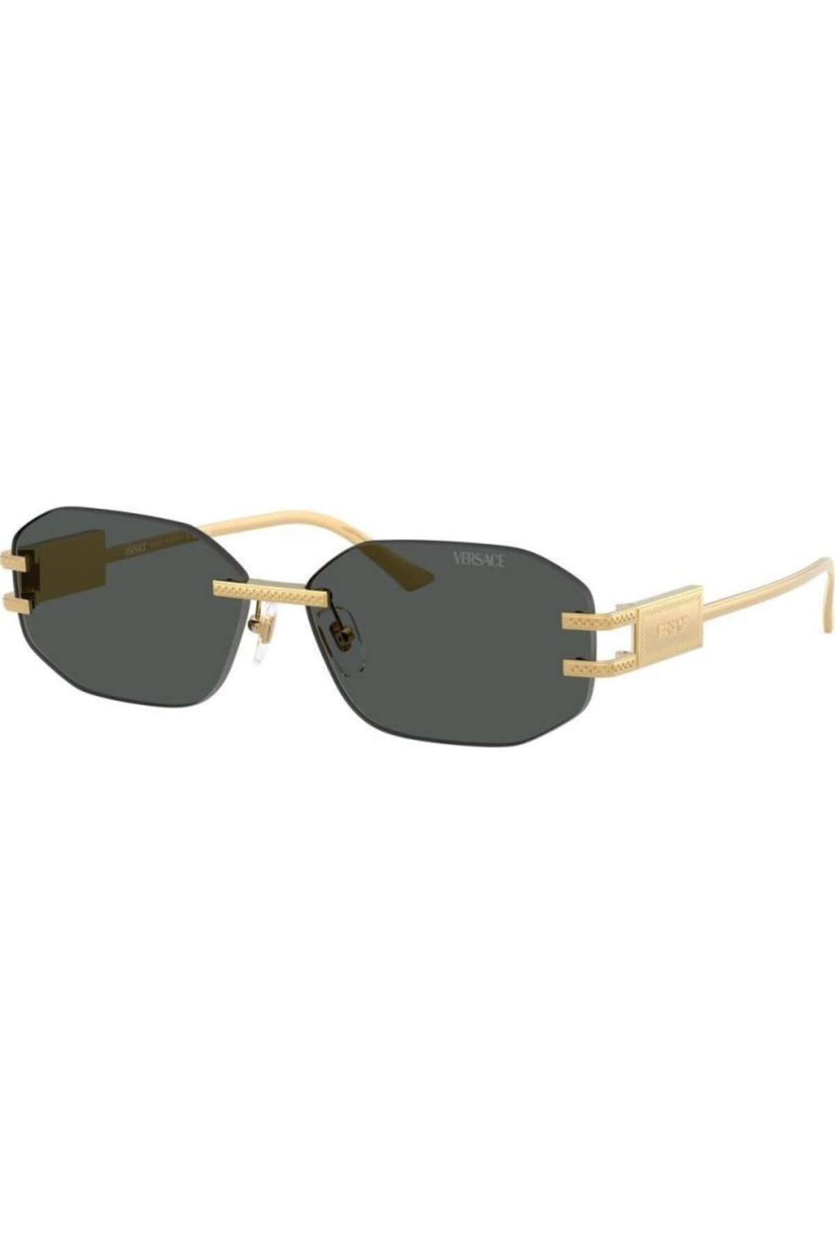 Versace Womens 0VE2274 Sunglasses Gold One Size